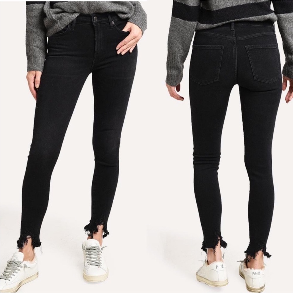 Agolde Sophie Black Skinny Jeans Sz 27